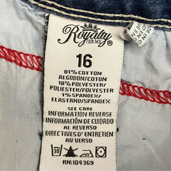 Royalty For Me Straight Leg Jeans Sz 16 - Picture 9 of 9